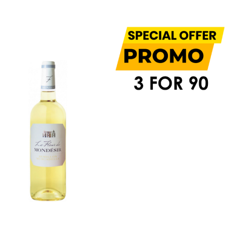 La Fleur De Mondesir Cotes De Bergerac 75cl (3 FOR )