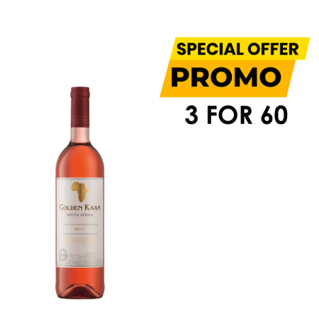Golden Kaan Shiraz Rose 75cl ( 3 FOR )